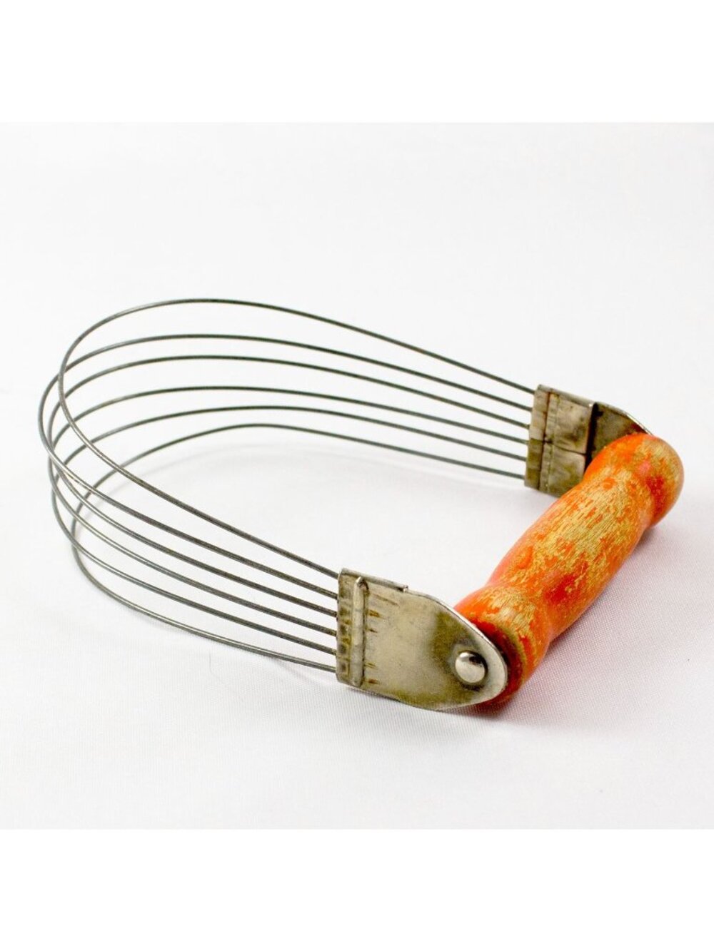 Vintage 50's Androck Wire Pastry Blender Dough Cutter Red Handle Retro Farmhouse